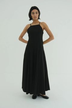 フレアキャミワンピース -  FLARE CAMI ONEPIECE BLACK