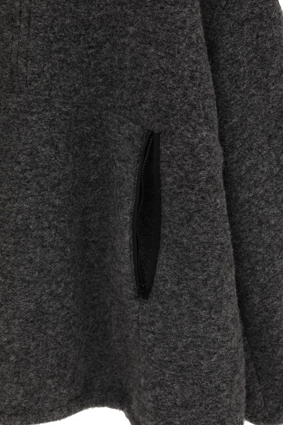 ハーフジップトップス - SLIVER HALF ZIP TOPS (GREY)