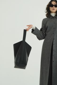 フェイクレザートートバッグ | FAKE LEATHER LARGE TOTE BAG