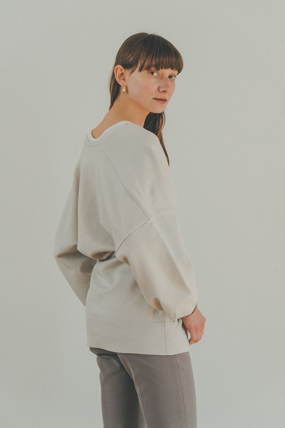 CLANE - ウエストシェイプドルマンカーディガン - WAIST SHAPE DOLMAN