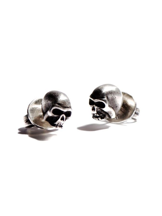 WERKSTATT:MUNCHEN - 【両耳用】 スカル ピアス - studs skull