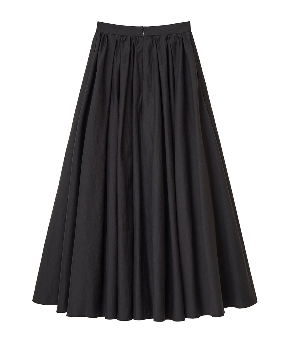 ボリューム マキシ スカート  -  VOLUME MAXI SKIRT - BLACK