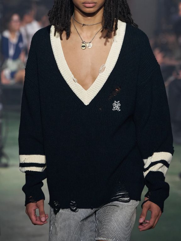 スクールニットセーター -VNECK SCHOOL SWEATER