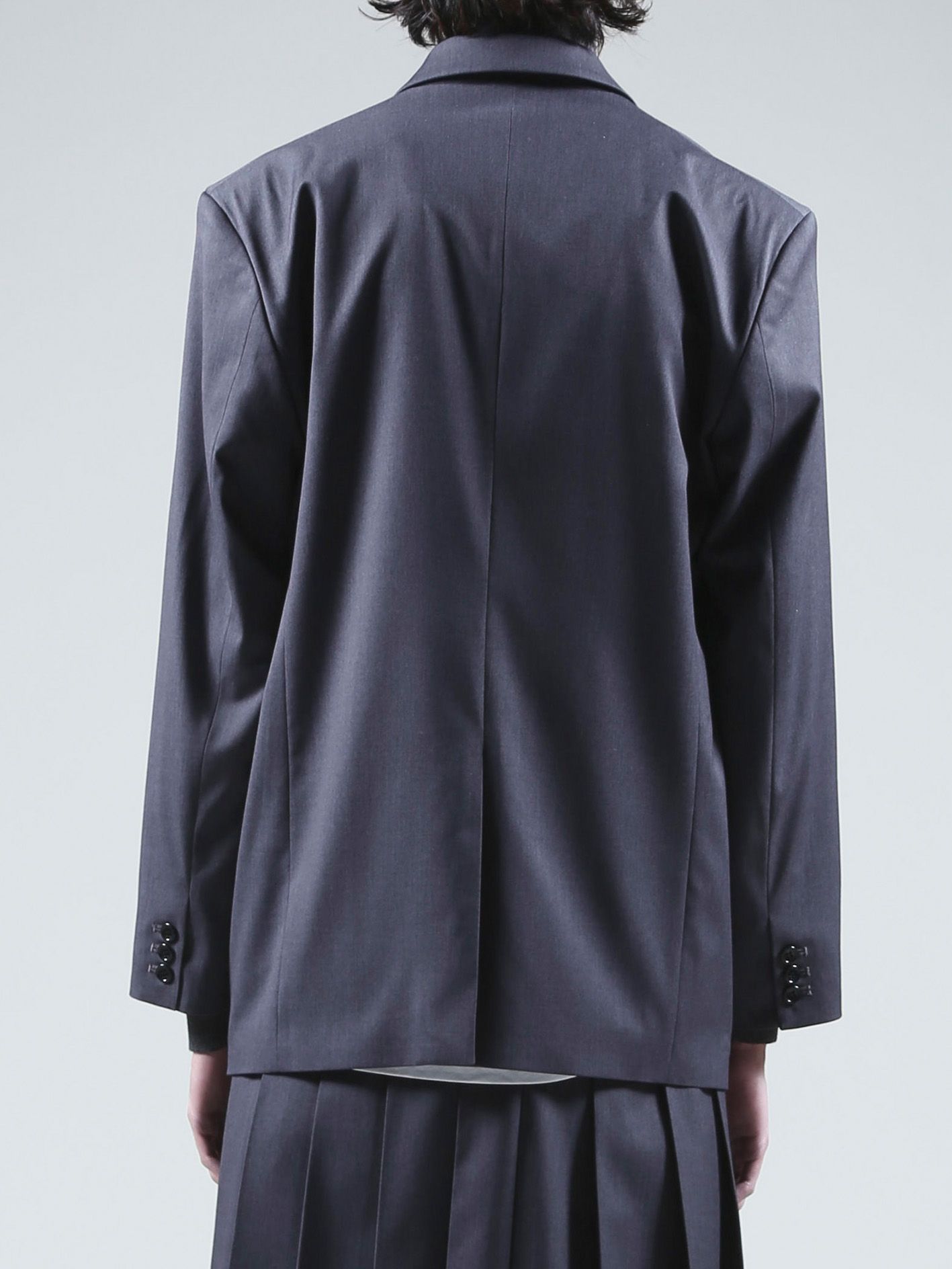 T/Rギャバストレッチダディジャケット - Daddy Jacket - CHARCOAL