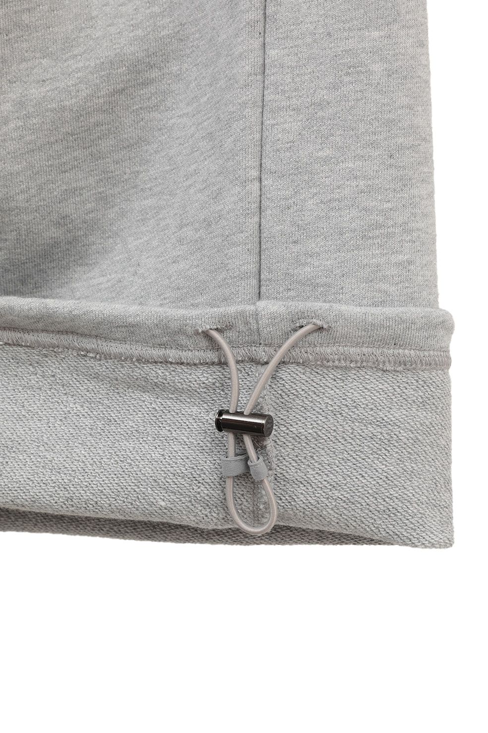スラッシュ ウエスト スウェットパンツ - SLASH WAIST SWEAT PANTS (GREY)