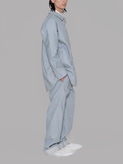 オーバーシャツ - overshirt in recycled denim