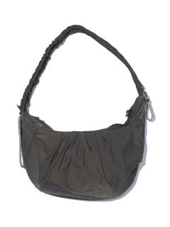 テクスチャード ツイル ボディバッグ  / TEXTURED TWILL BODY BAG （Charcoal)