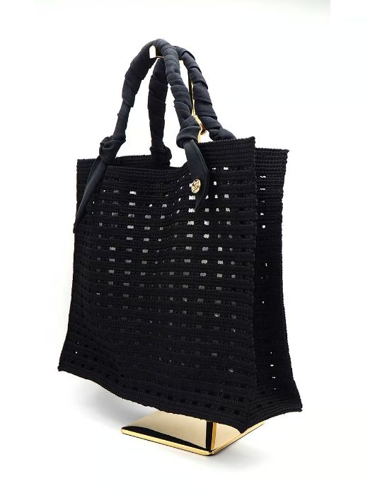 格子 バッグ - 24SBG09 - BLACK