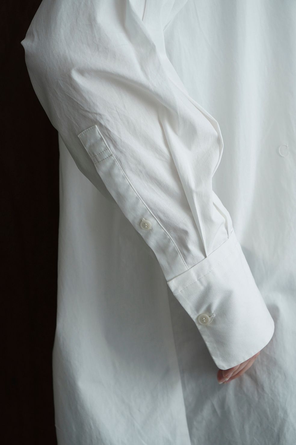 CLANE - オーバーシャツ - C OVER SHIRT - WHITE | ADDICT WEB SHOP