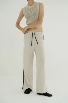 パイルラインパンツ - PILE LINE PANTS -  IVORY