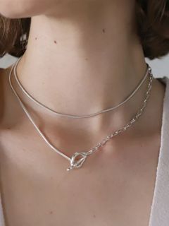 TEN. - カンダマントネックレス SV シルバー シンプル デザイン TEN. - カンダマントネックレス SV シルバー シンプル デザイン