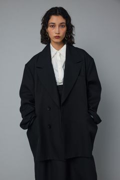オーバーサイズ シルエット ジャケット - Over silhouette jacket - BLACK