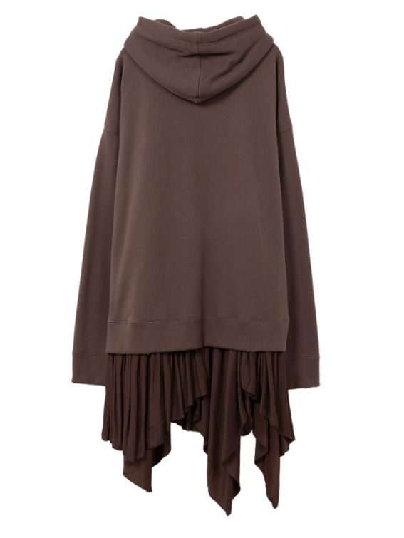 【レディース】フーディーコンバインドドレス | Hoodie Combined Dress (BROWN)
