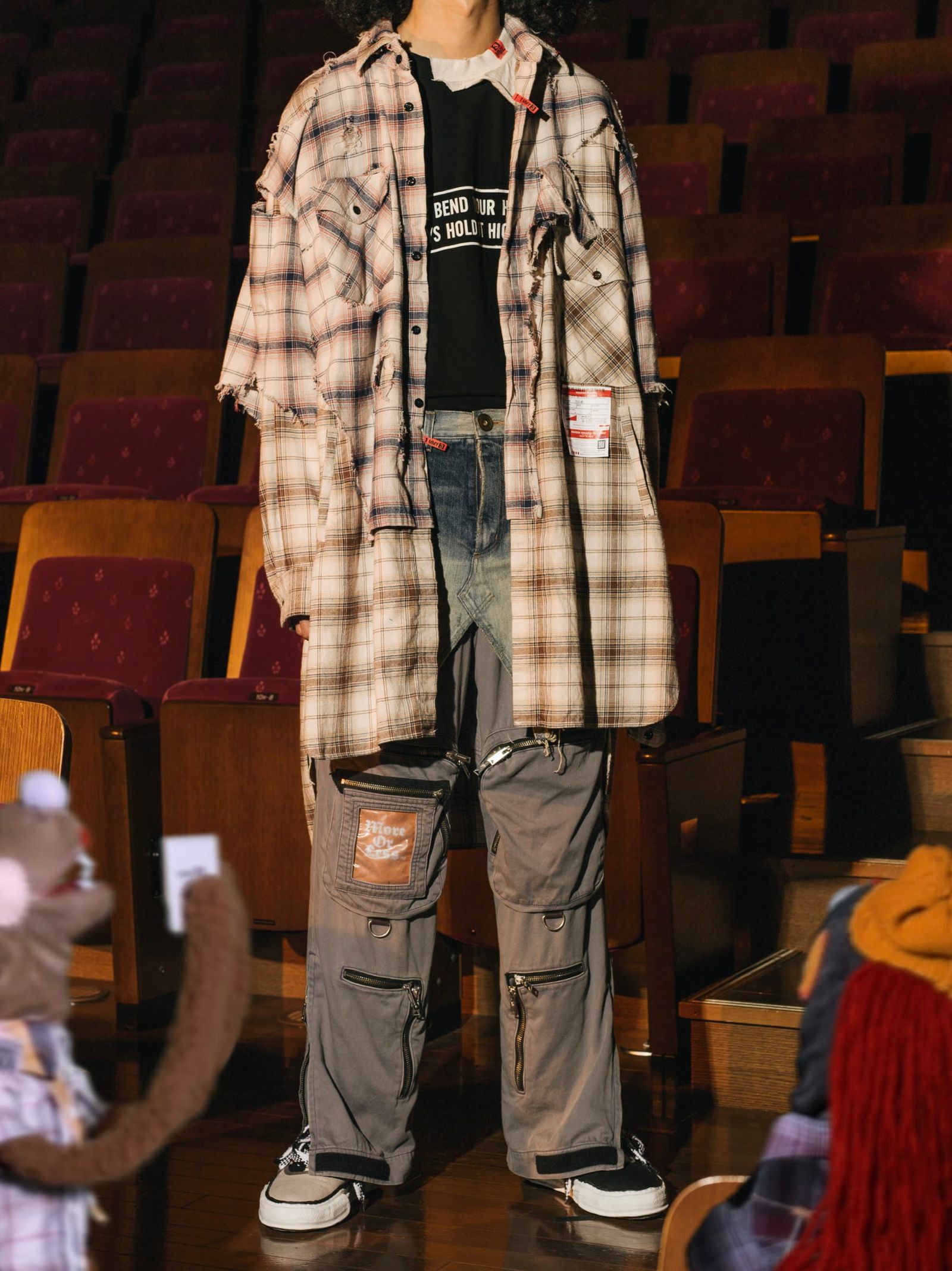 ハーフミリタリーデニムパンツ - Half Military Denim Pants NAVY