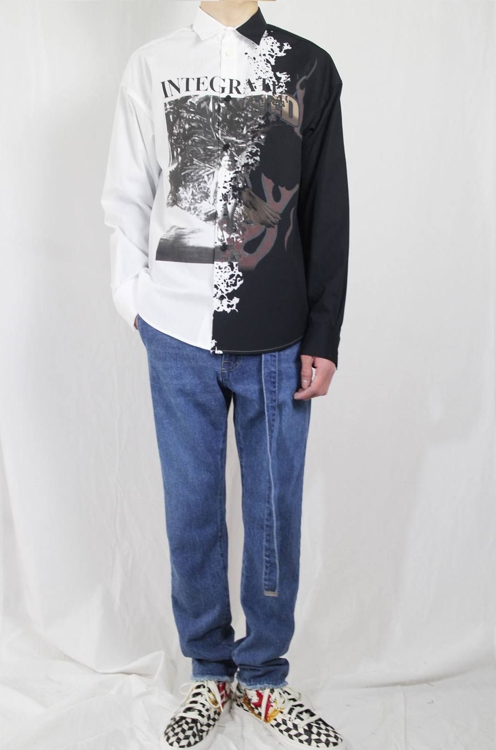 DOUBLET - オパールボンディングシャツにシルクデニム。 | ADDICT WEB SHOP