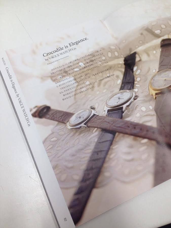 雑誌掲載情報”PLEASE VOL6”VAGUE WATCH CO. - COSSIN12 | ADDICT WEB SHOP