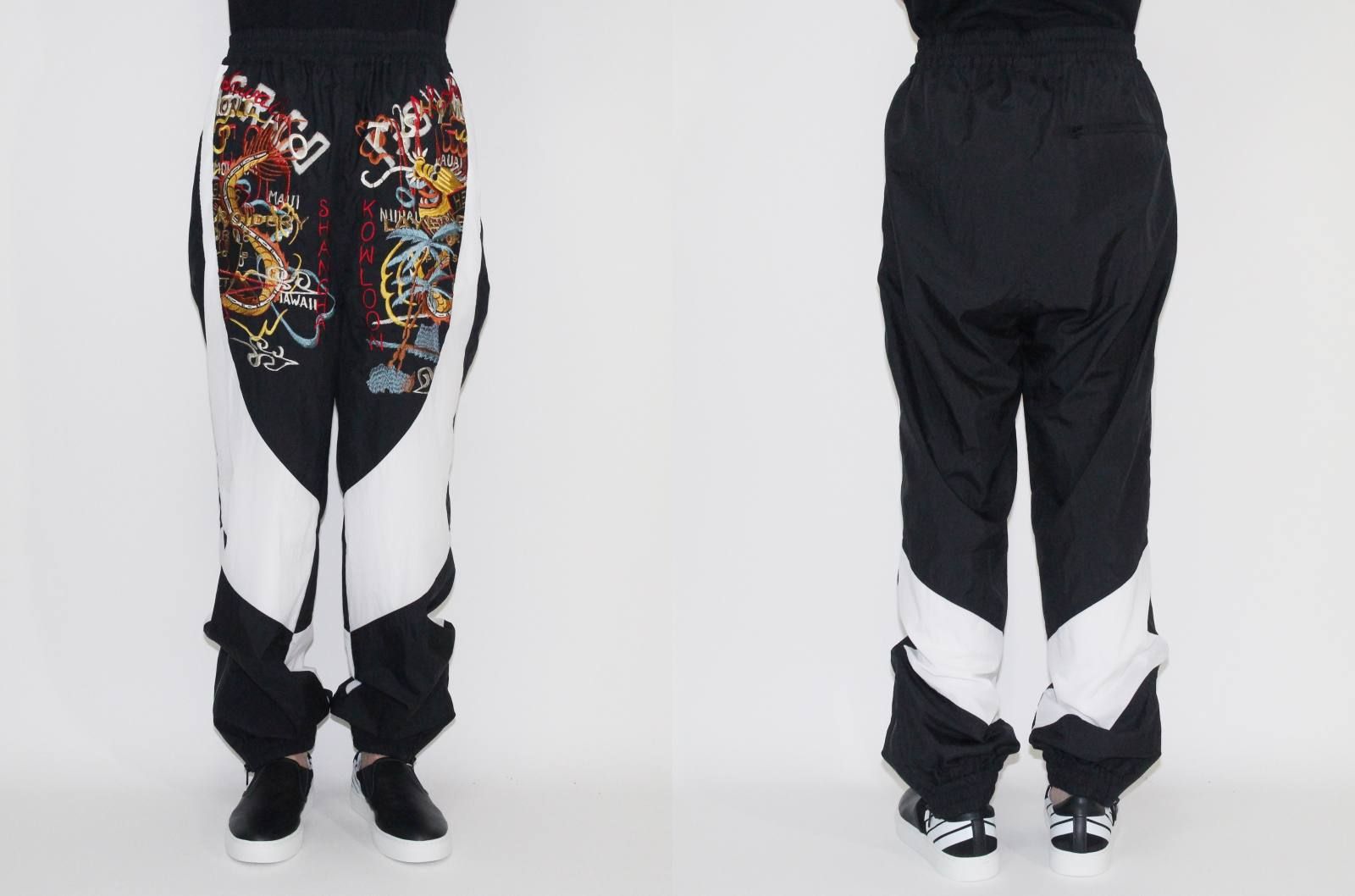 Doublet   BREAK UP EMBROIDERY TRACK PANT