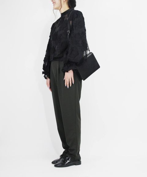 CLANE 18SS - シースルーフラワートップススタイル