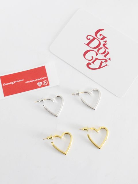 CAREERING × GIRLS DON’T CRY "コラボハートピアス"