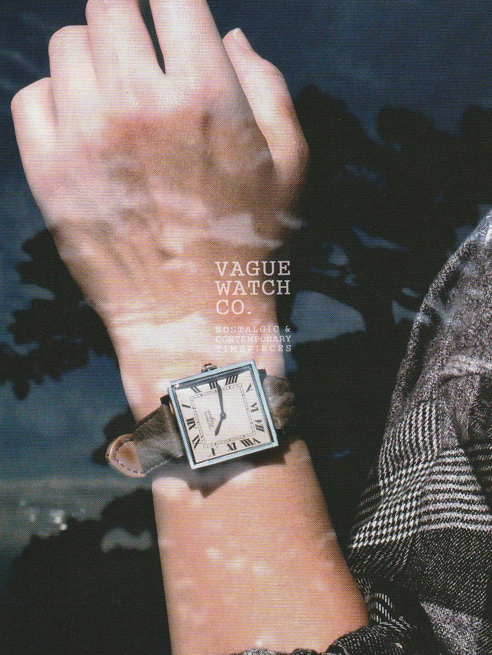 VAGUE WATCH CO. スクエア型クオーツ腕時計 Carré ( カレ ) のご紹介