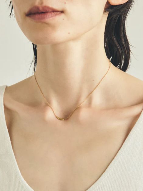 シェルフネックレス GD （S-60cm）