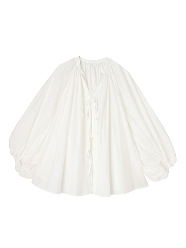 ETRE TOKYO ボリュームスリーブシャツ WHITE ETRE TOKYO - ボリュームスリーブシャツ - WHITE | ADDICT WEB SHOP