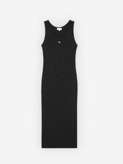 【関税込み】MAISON KITSUNE リブ タンク ドレス MAISON KITSUNÉ - BABY FOX リブ タンクドレス コットン