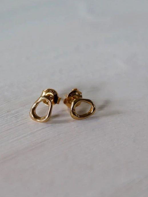 【両耳用】デューピアス GOLD ゴールド シンプル デザイン ユニセックス アクセサリー