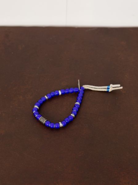 ”KMY ”BEADED BRACELET- ビーズブレスレット - BLUE