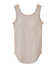 バック オープン カップ タンクトップ - BACK OPEN CUP TANK TOPS - BEIGE
