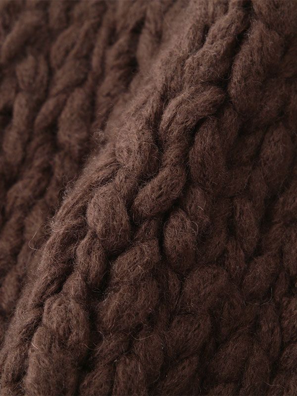 2wayハンドニットカーディガン (BROWN)
