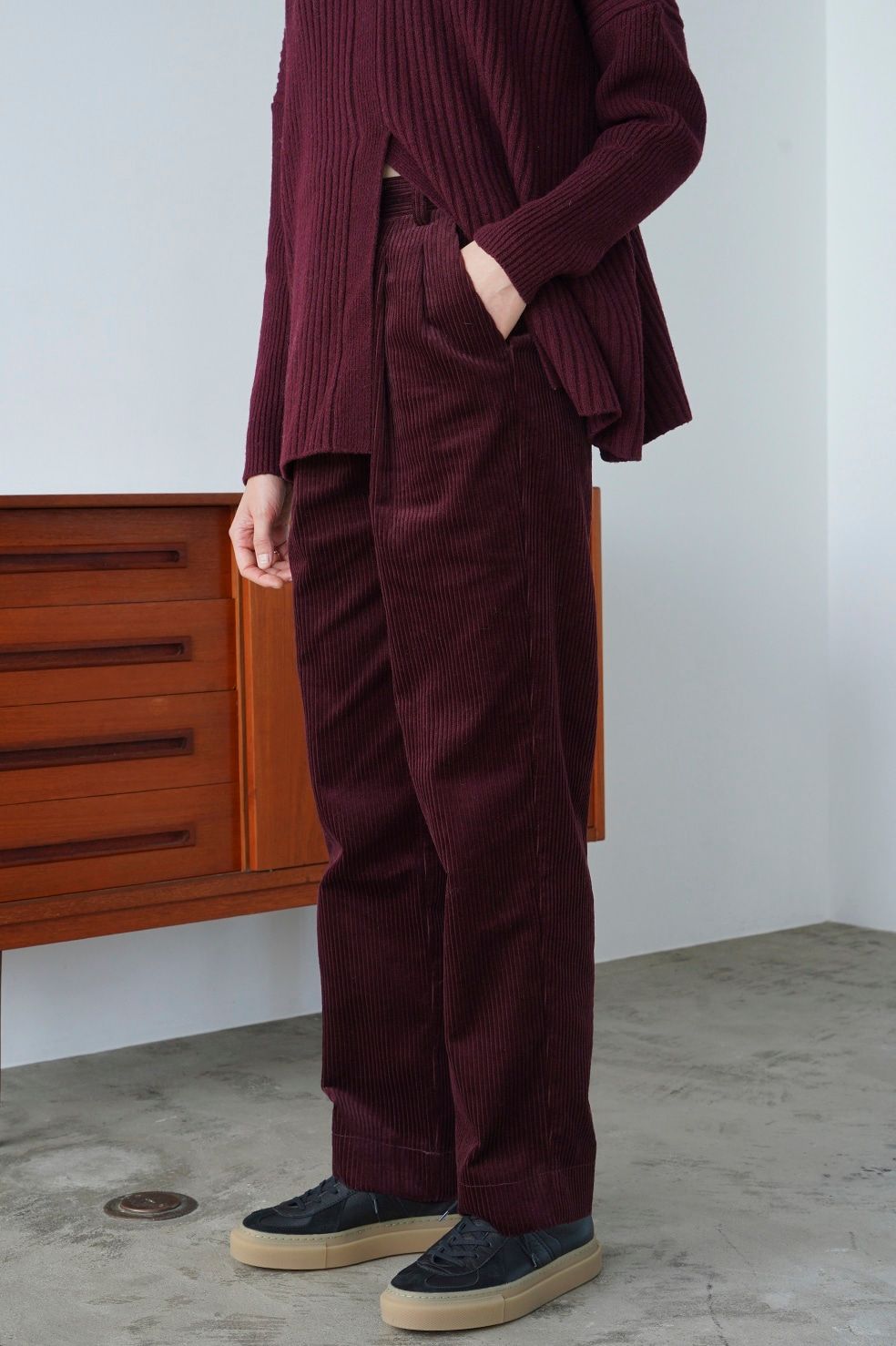 CLANE - コーデュロイ テーパード パンツ - CORDUROY TAPERED PANTS