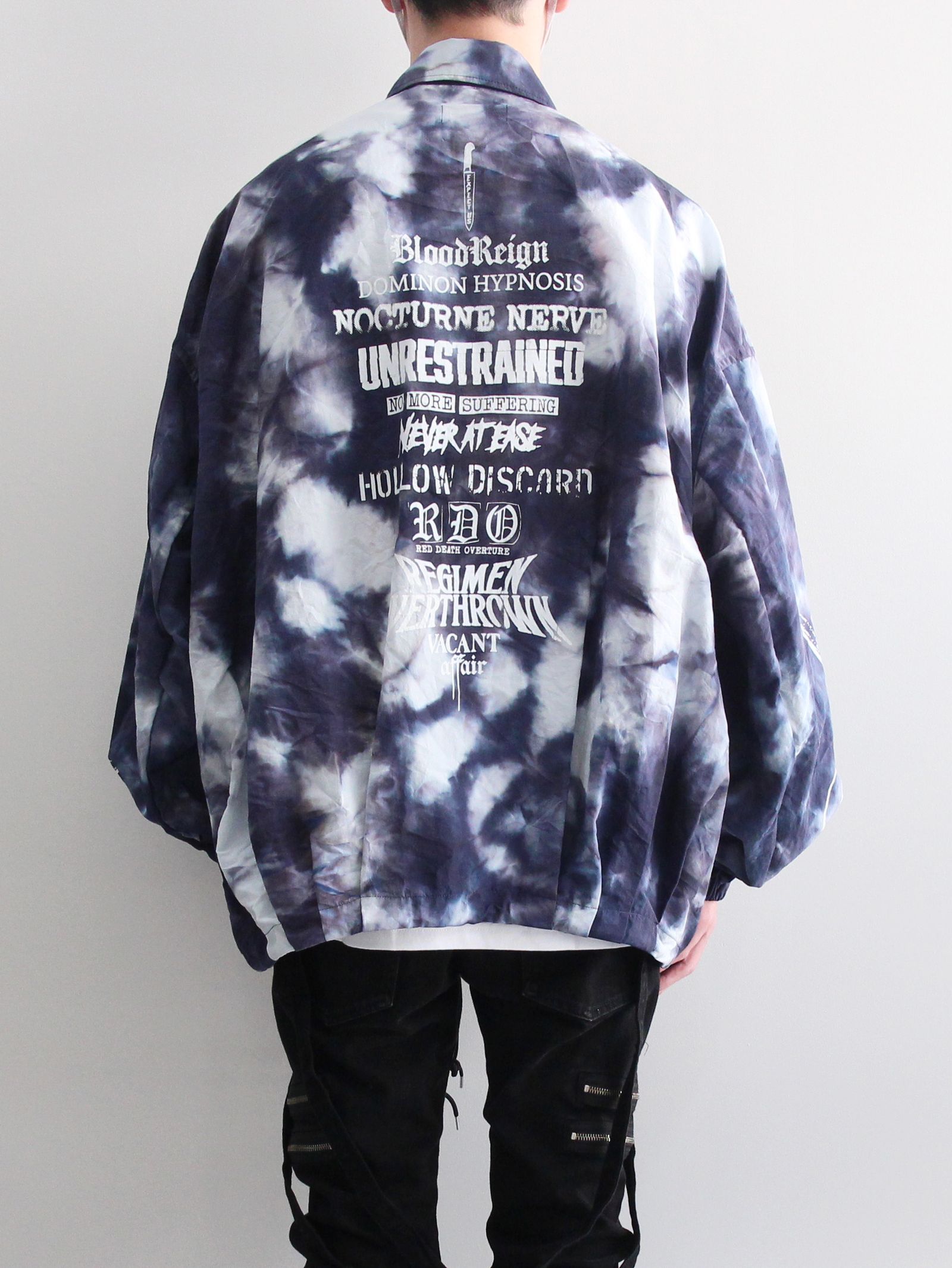 KIDILL - COACH JACKET NAVY BLUE - OVERDYE