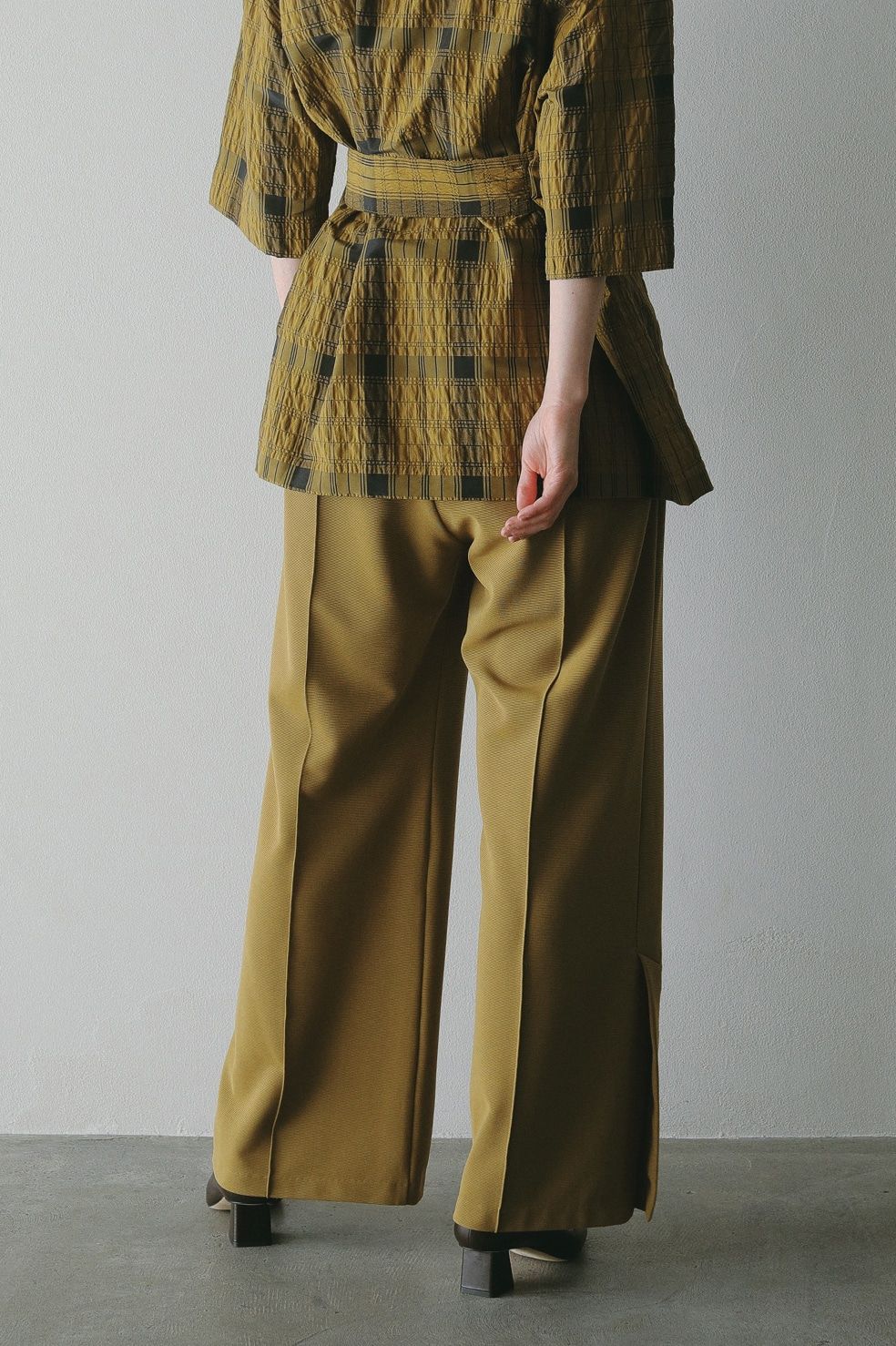 サイドベンツパンツ - SIDE VENTS PANTS CAMEL