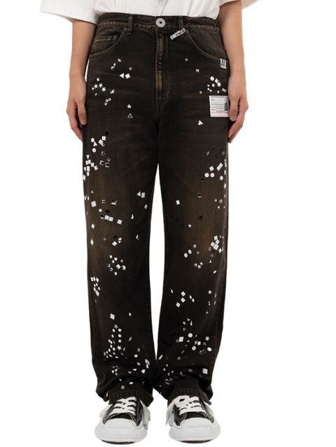 エンベリッシュド ジーンズ - EMBELLISHED JEANS (BLACK)