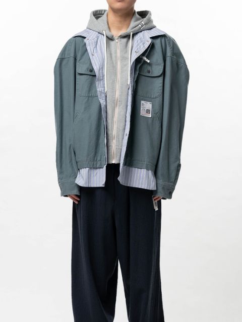 トリプルレイヤードシャツ - TRIPLE LAYRED SH (GREEN)