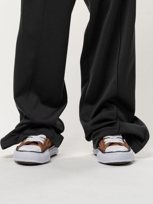 フォールデッド トラックパンツ - Folded Track Pants （BLACK)