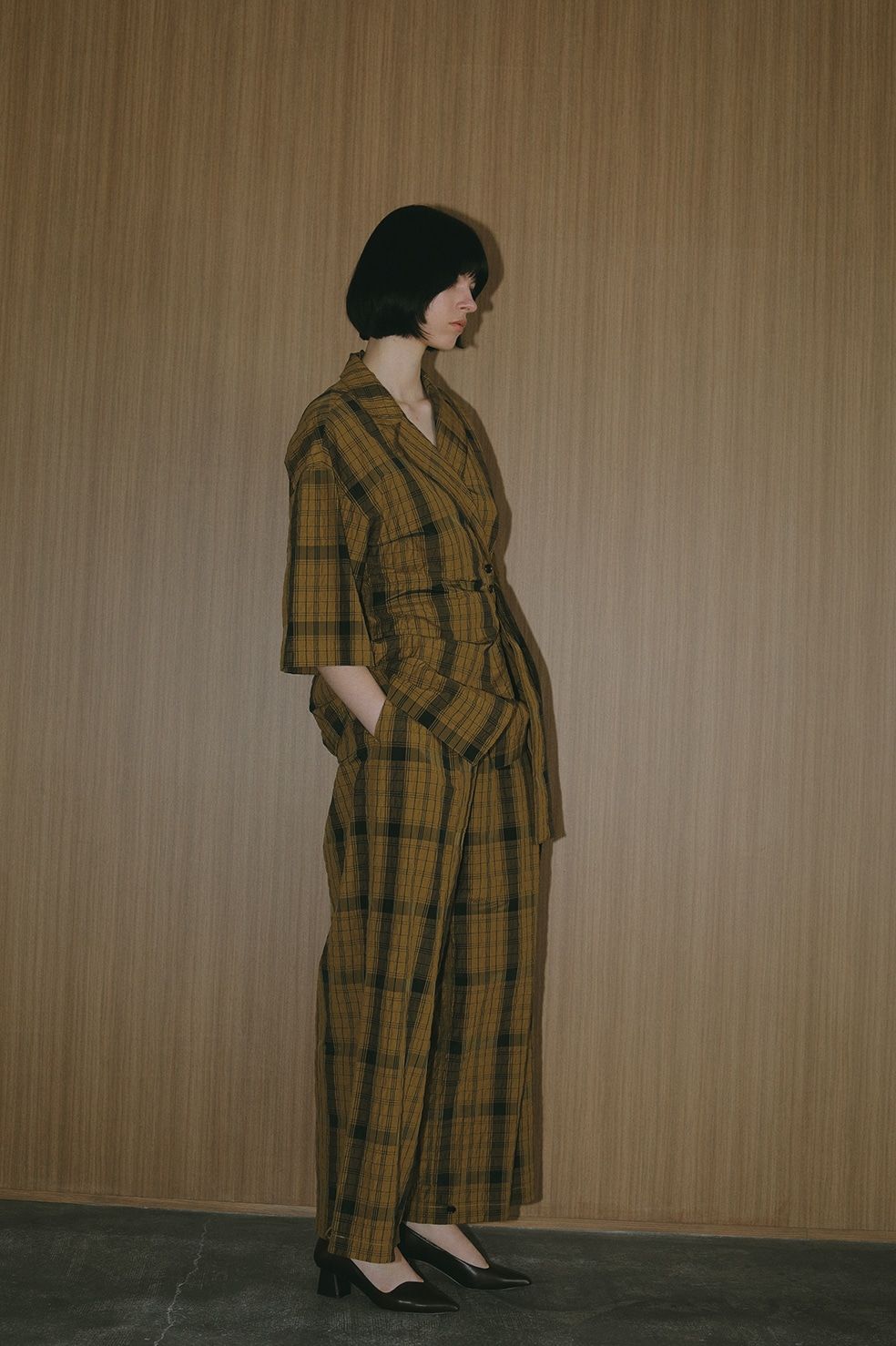 シャツジャケット -  BELTED SHIRTS JACKET - CAMEL