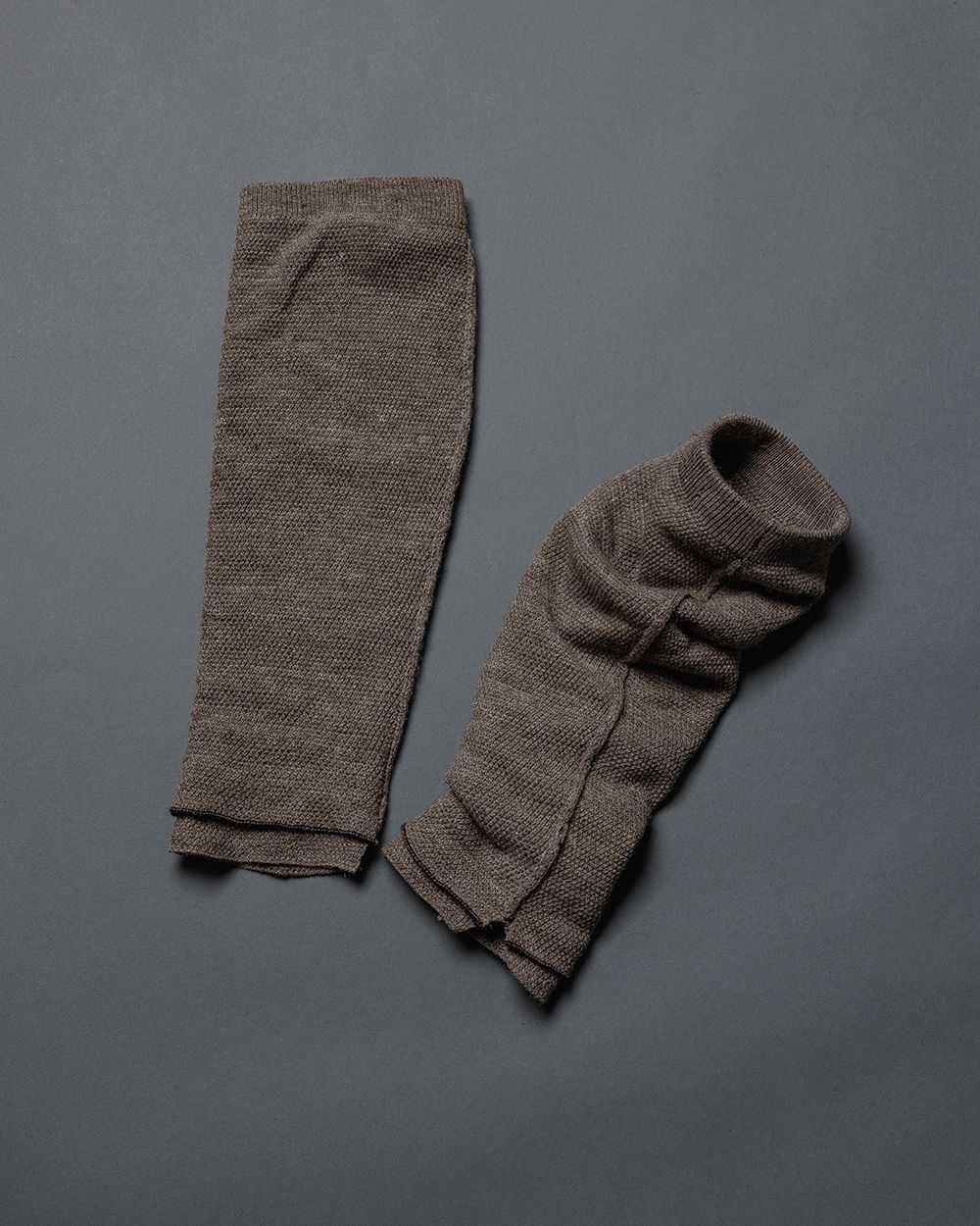 レッグウォーマー - GREY BROWN
