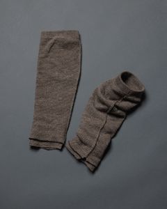 レッグウォーマー - GREY BROWN