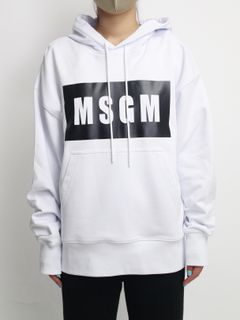 ボックスロゴパーカー  - BOX LOGO SWEAT - WHITE