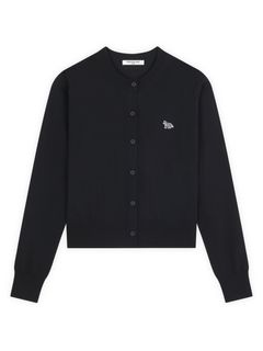 【レディース】 ベビーフォックスパッチ レギュラーカーディガン - BABY FOX PATCH REGULAR CARDIGAN BLACK