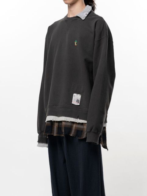 トリプルレイヤードプルオーバー - TRIPLE LAYERED PO (BLACK)