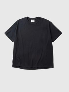 リコンストラクション Tシャツ - Reconstruction Plain T-Shirt (BLACK)