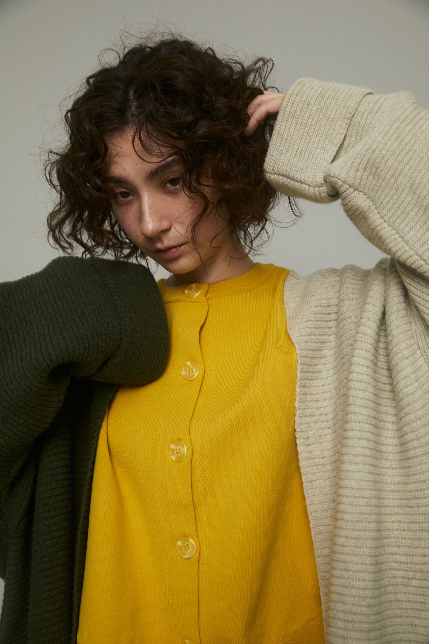 カラー ブロック ハオリ  - Color block haori - KHIKI