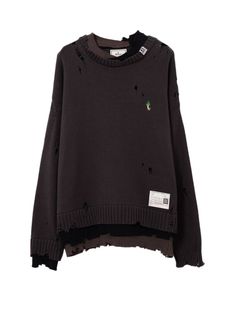 ブリーチドハーフジップフーディ - Bleached Half Zip Hoodie (BLACK)