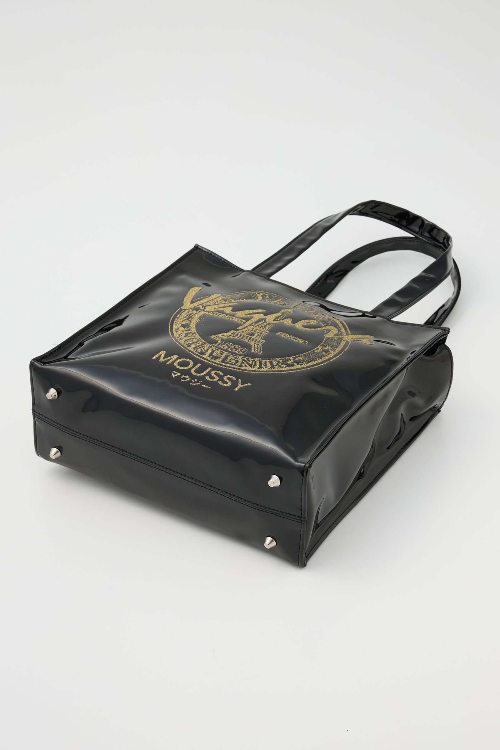 PVC トートバッグ "ミニ” |  VQ MINI SHOPPING BAG (BLACK)