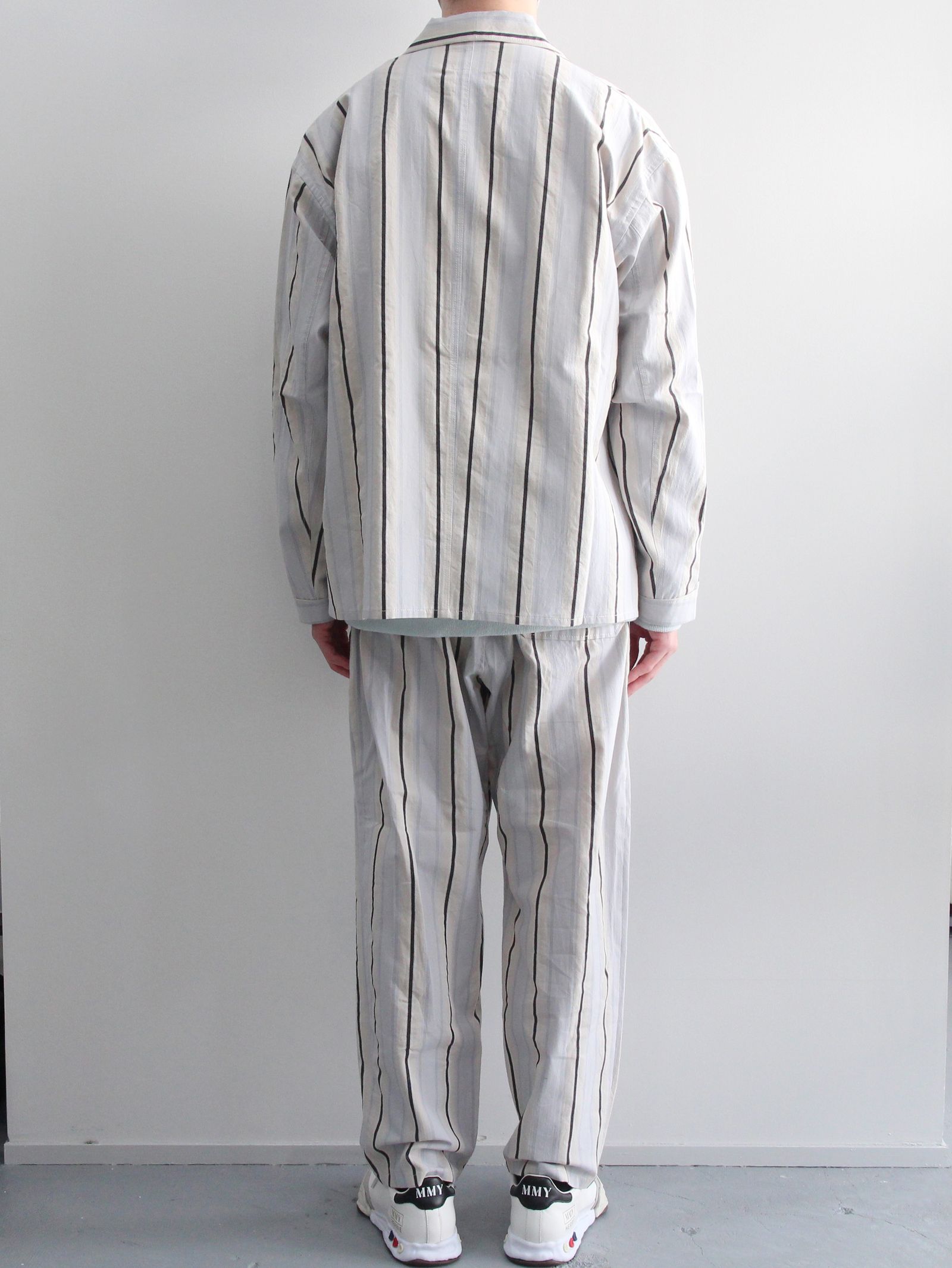 パジャマシャツ "PAJAMA SHIRTS - Cotton stripe -" L.BLUE