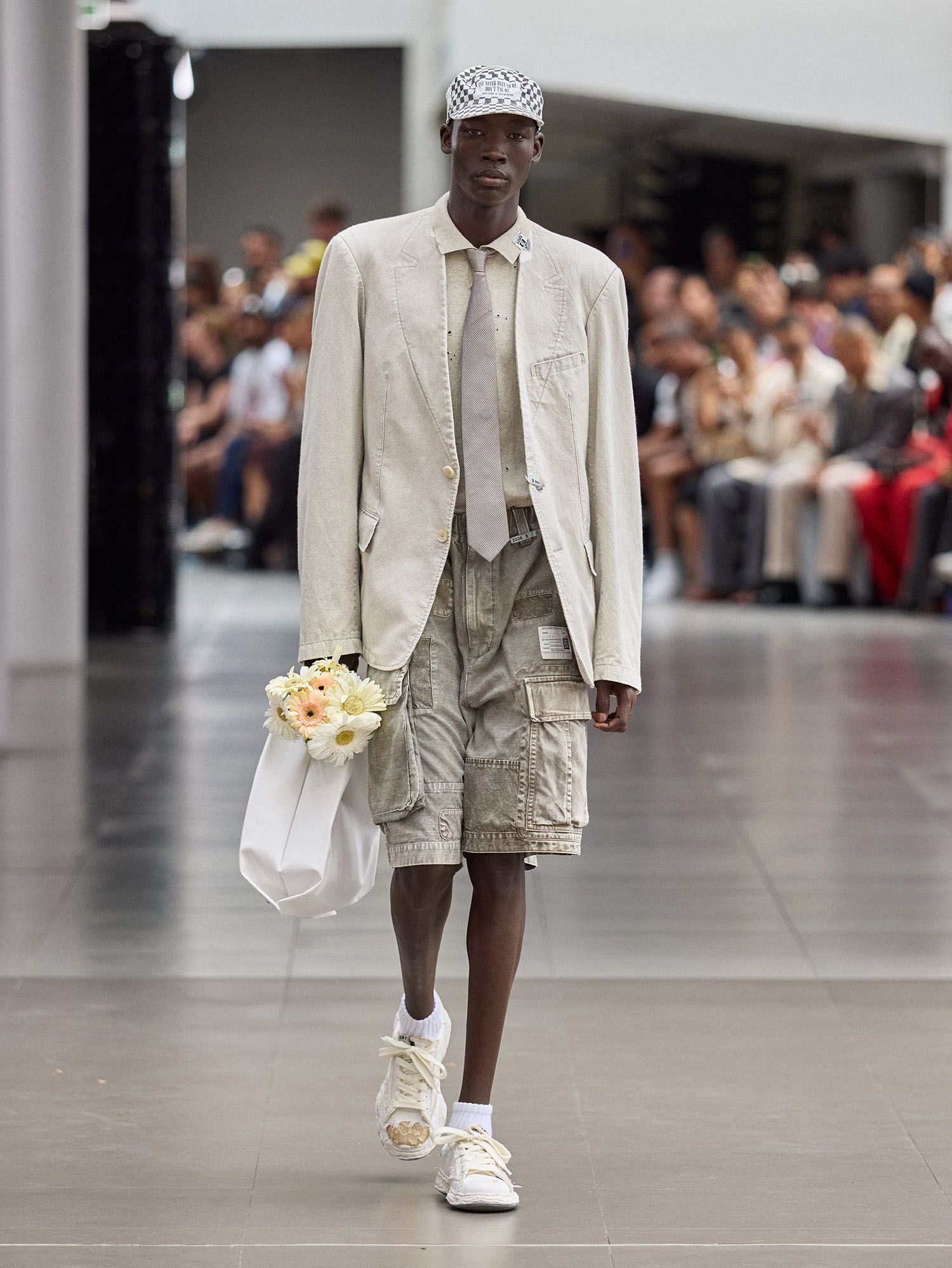 リペアドカーゴショーツ - REPAIRED CARGO ST (LT/GREY)