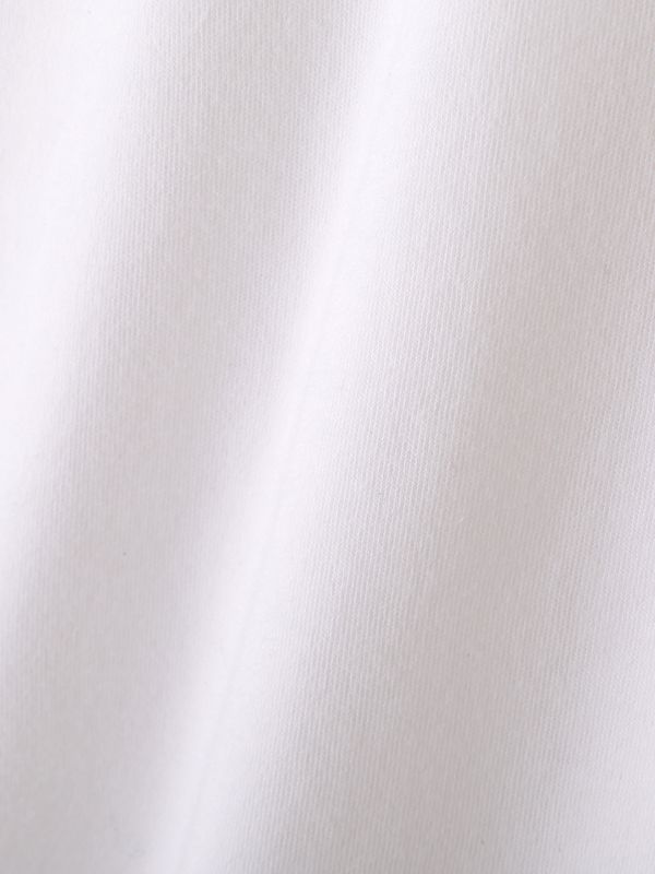 【4月下旬入荷】 ボートネックカフスロンTee  (WHITE）
